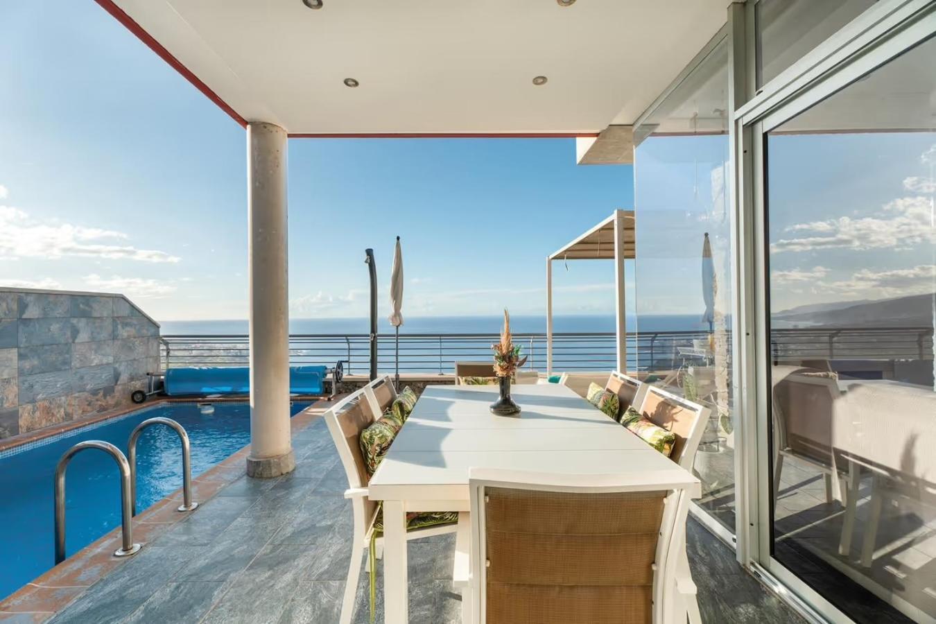 Villa Golden Horizon Con Piscina Privada Climatizada Santa Úrsula Екстериор снимка